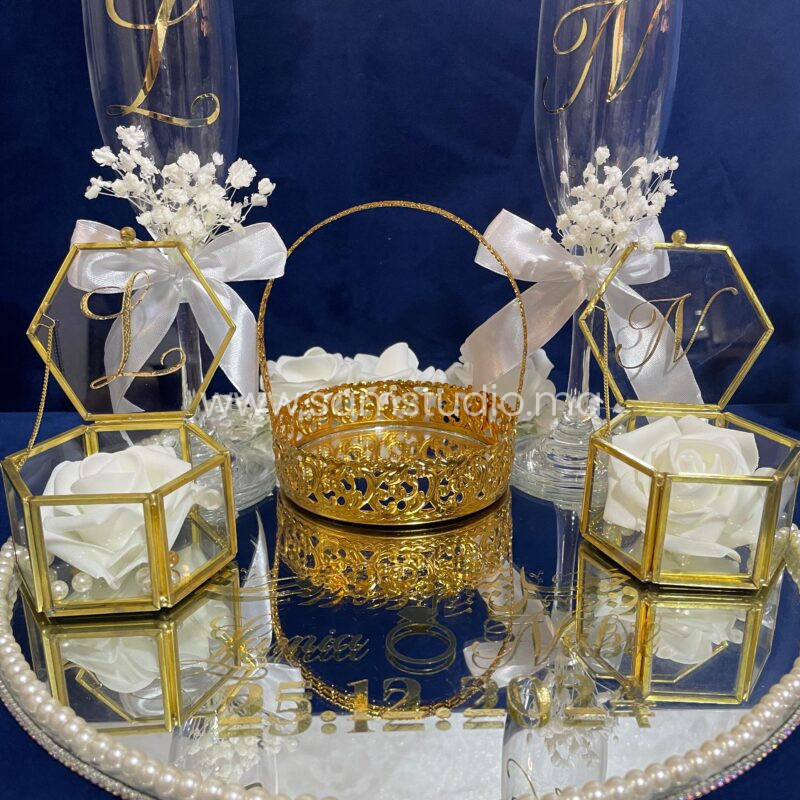 ✨ Pack GOLDEN – L’élégance dorée pour des fiançailles prestigieuses 💍